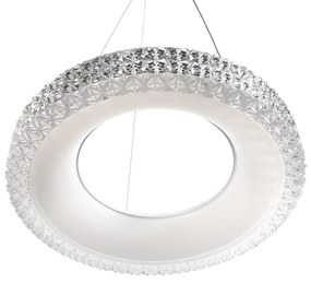 Toolight Toolight, LED závesné osvetlenie 40cm, 24W, 4000K, MS001-CP, ružové zlato, OSW-09610