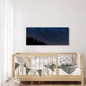 Obraz nočnej oblohy (120x50 cm)