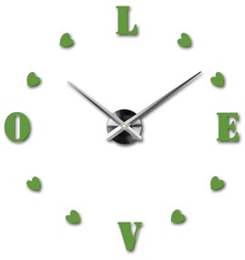 Moderné nalepovacie nástenné hodiny | 3D hodiny 12S011-Wanduhr