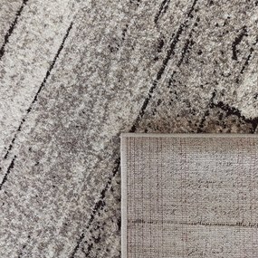 DY Sivý moderný koberec s abstraktným vzorom Panamero 20 Rozmer: 80x150 cm