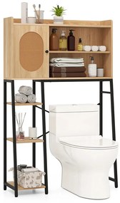 Úložná skrinka nad WC s policami