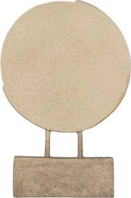 Béžovo-zlatá antik dekorácia zamilovaný pár sediaci na mesiaci - 18*5*26 cm
