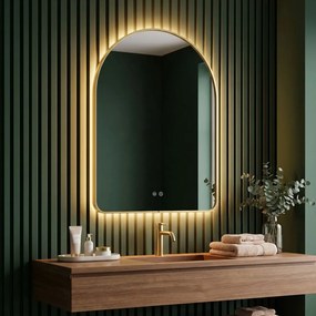 Rea Rea, Zrkadlo LED 80x60cm CAMLOT, HOM-01518