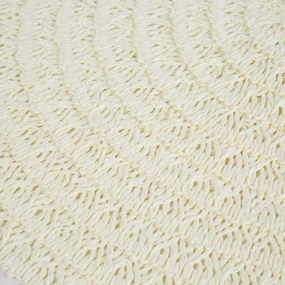 SADA 6KS PRESTIERANIE NA STÔL BOHO 9 (FI) 38 CM KRÉMOVÁ