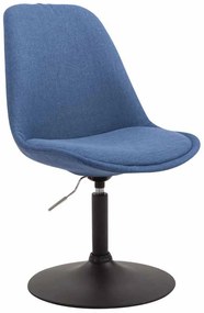 Stolička Maverick B - látka, podnož kov čierna matná - Modrá