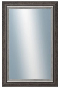 DANTIK - Zrkadlo v rámu, rozmer s rámom 40x60 cm z lišty AMALFI čierna (3118)
