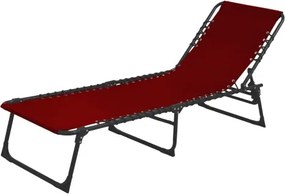 Zahradní lehátko Bielfeld, bordó%