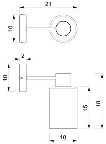 Nástenná lampa MADERA 1xE27/60W/230V biela/drevo