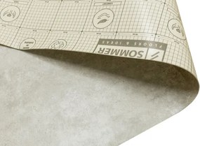 PVC podlaha Bold Rock 1 sivá / krémová