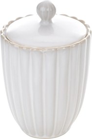 DEKORAČNÁ KERAMICKÁ MISKA AVRIL 12X19 CM KRÉMOVÁ