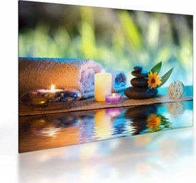 Sklenený obraz - Relaxácia (70x50 cm)