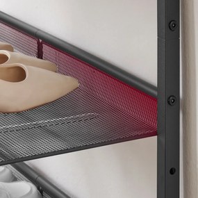 Botník TAYLOR ARTISAN s čiernou konštrukciou, 4 police