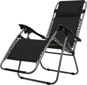 Relaxačné kreslo Avenberg SOFIA/ DALLAS - čierna