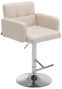 Barová stolička DS1038899 látka - Krémová