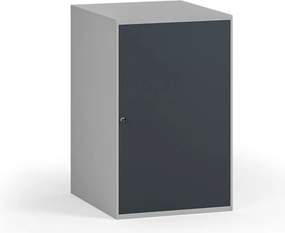 Zásuvková dielenská skrinka na náradie k pracovnému stolu, 810 x 592 x 510 mm, grafit