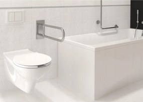Cersanit Etiuda, madlo na stenu 55cm, pravé, chrómová, K97-029
