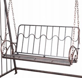 Zahradní houpačka TRES antická bronz