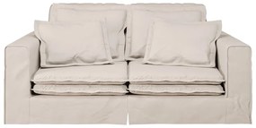 Krémovobiela pohovka 196 cm Nora – Ropez