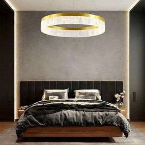 Toolight Toolight, LED závesné osvetlenie 50cm, 31W, 3000K, LHJ046-CP, zlatá lesklá, OSW-50021