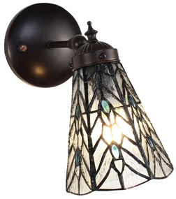 Nástenná lampa Tiffany Venne grey - 17*12*23 cm E14/max 1*40W