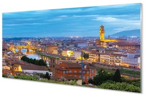 Sklenený obraz Taliansko Sunset panorama 140x70 cm