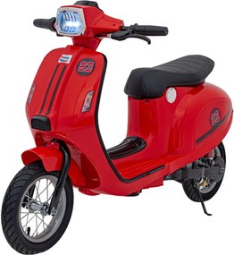 Elektrický skúter Retro 23 červený