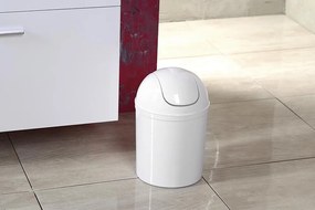 Aqualine Aqualine, Odpadkový kôš výklopný, 5 l, plast, biela, 20309