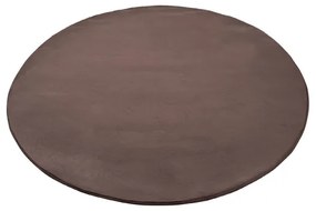 Koberec Topia Uni dark taupe kruh