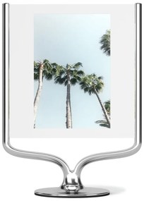 Kovový stojací rámček v striebornej farbe 18x25 cm Wishbone – Umbra