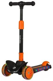 Lionelo - Detská kolobežka TIMMY 3xAA oranžová/čierna