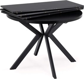 Rozkladací stôl LUKAS 100-250 cm čierny