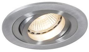 Inteligentné moderné zapustené bodové svietidlo oceľové vrátane Wifi GU10 svetelného zdroja - Rondoo