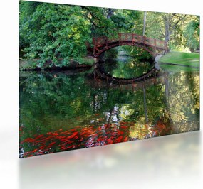 Sklenený obraz rieky (70x50 cm)