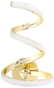 Toolight - LED nástenná lampa SPRING UP APP830-W, zlatá, OSW-09182