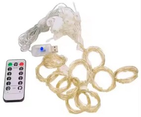 ISO 11334 Svetelný záves 300 LED viacfarebná