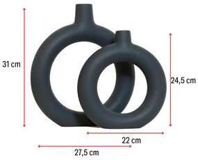 Rings Set - Anthracite