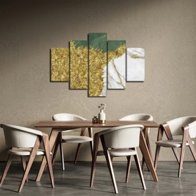 Obraz - Zelený mramor N⁰2 (150x105 cm)