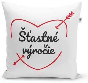 Sablio Vankúš Šťastné výročí: 40x40 cm