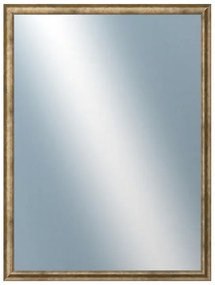 DANTIK - Zrkadlo v rámu, rozmer s rámom 60x80 cm z lišty TRITON biely bronz (2140)