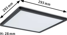 Paulmann 79921 - LED/16W Stmievateľný panel ATRIA 230V 3000K 29,3x29,3 cm čierna