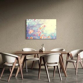 Obraz - Lístky v ľade (90x60 cm)