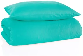 Bavlnené jednofarebné posteľné obliečky BedTex Exclusive Collection - mentolové - 100% bavlna - 70 x 90 cm + 140 x 200 cm