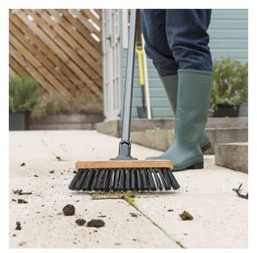 Hlavica na zmeták s tuhými vláknami z recyklovaného plastu Addis Varnished, 32,5 cm