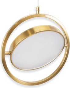 Toolight Toolight, závesné LED svietidlo 26cm, 4000K, APP1791-CP, zlatá matná, OSW-06068