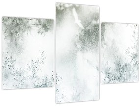 Obraz abstrakcie listov (90x60 cm)