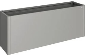 Vyvýšený záhon Biohort 2x0,5 plechový 201 x 53 x 77 cm sivý kremeň metalický