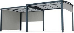Blumfeldt Pantheon Cortina Solid Sky Expand záhradný altánok 3x6, odolný voči poveternostným vplyvom, rozťahovací