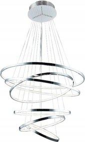 Led Závesné svietidlo AZzardo Wheel 6 Long Dimm chrome AZ2990 140W 8400lm 30