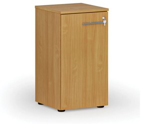 Nízka kancelárska skriňa s dverami PRIMO WOOD, 740 x 400 x 420 mm, buk