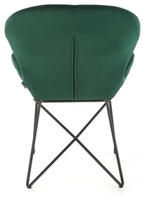 Halmar Jedálenská stolička K458 - tmavě zelená